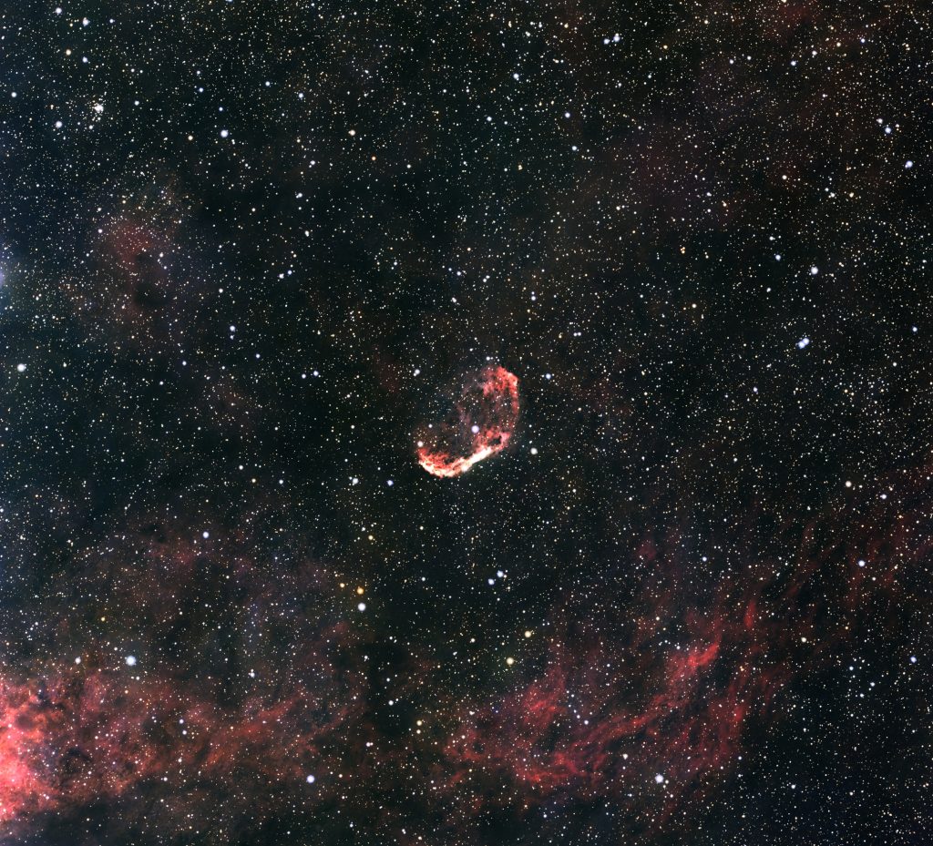 Crescent Nebula (PixInsight, Siril)