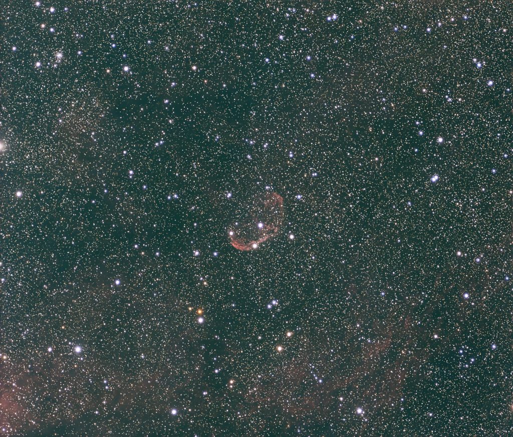 Crescent Nebula SeeStar (Minimal Siril)