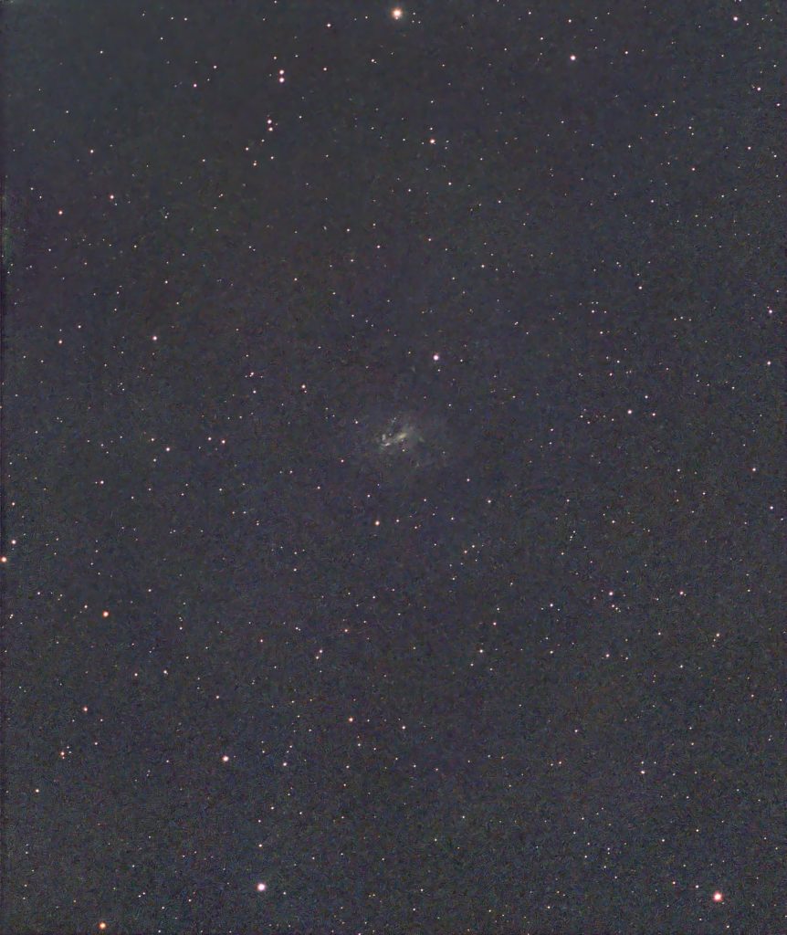 PixInsight (stack,color) Siril (enhanced) gunky background